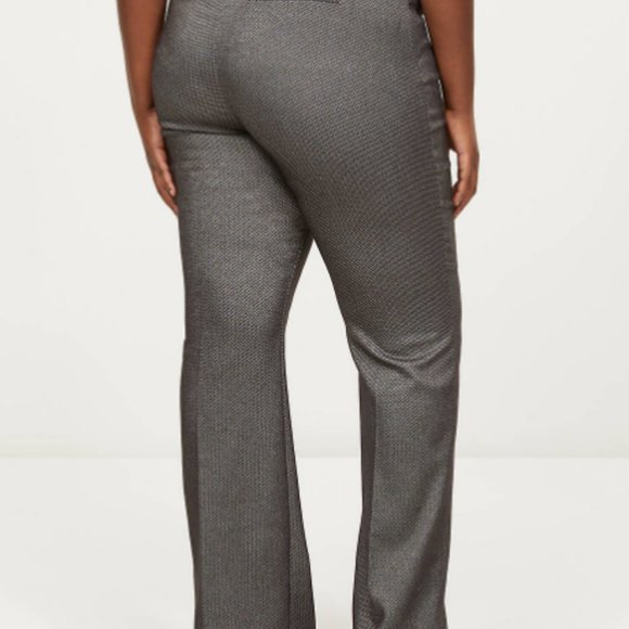Lane Bryant 28R ‘Allie’ boot pant metallic chevron - Picture 6 of 10